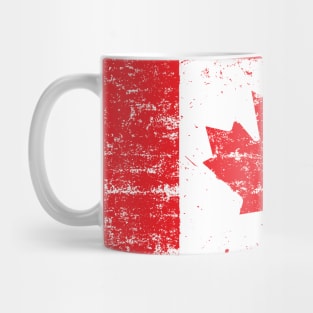 Grunge Canadian flag Mug